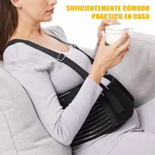 حزام حمل مريح وجيد التهوية – دعم البطن للنساء